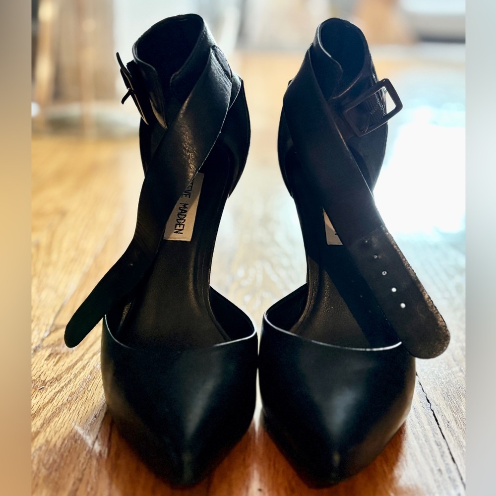 Steve Madden ankle strap stilettos